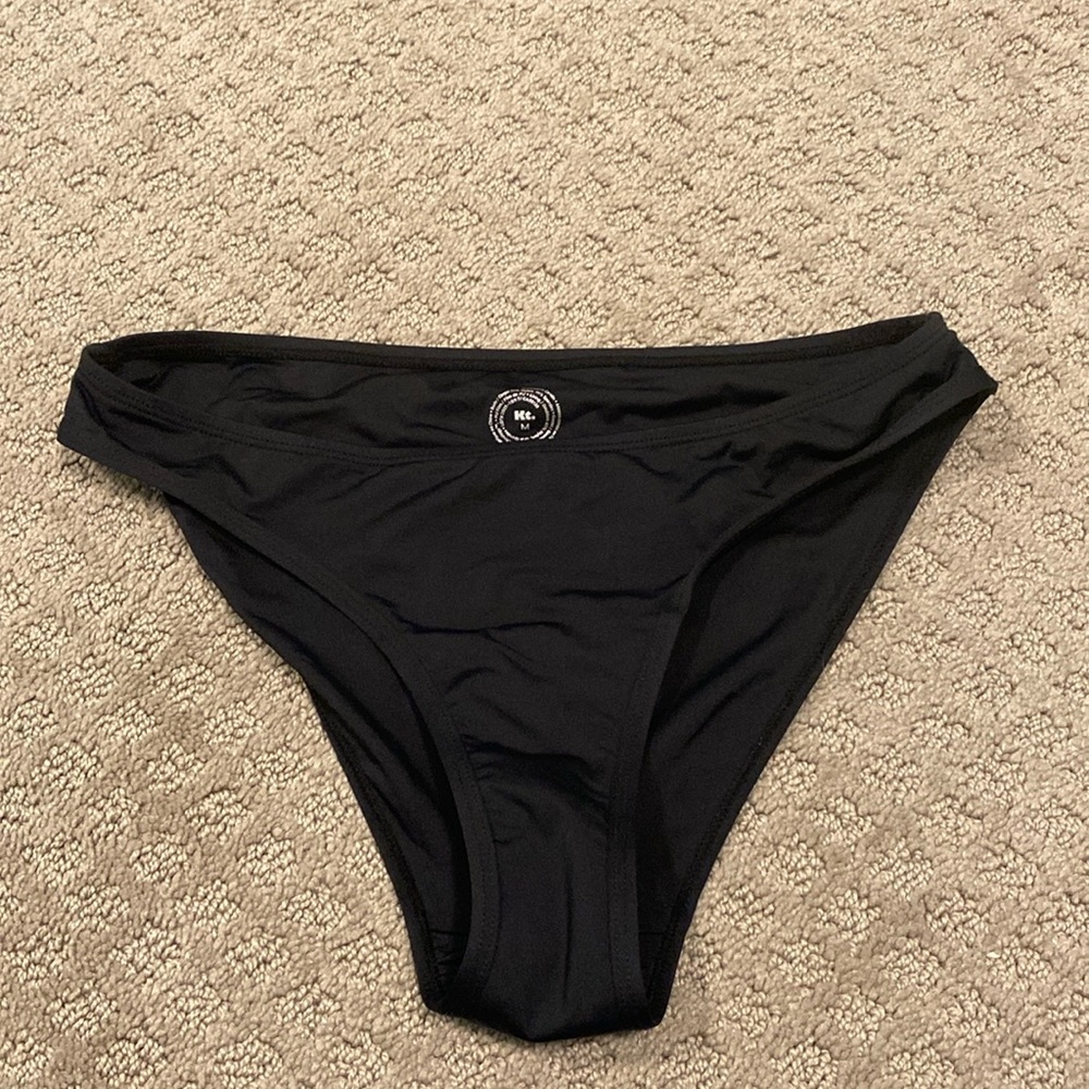 kt by knix bikini bottoms, medium, black